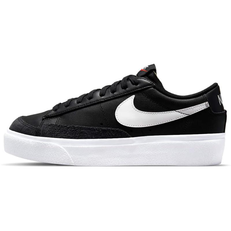 Nike Blazer Low Platform Black White Women's Sneakers Skateboard Shoes DJ0292-001