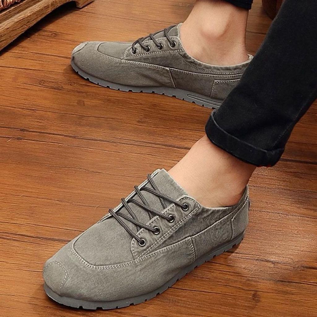 Fashion Four Seasons Wearable Sepatu Kain Tua Sepatu Kanvas Denim + Sol Dalam Bordir Tangan Murni