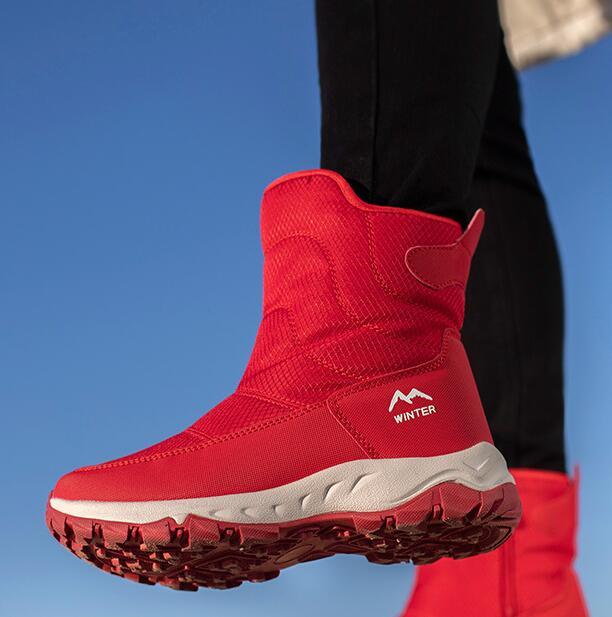 Women Winter Boots New Plush Women 'S Short Boots Woman Snow Boots Zipper Waterproof Non -Slip Warm Women 'S Winter Shoes