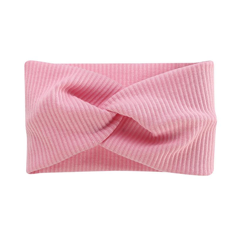 Bohemian Sports Wide Headband Threaded Cotton Cross Yoga Sports Stretch Headband