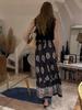 Women's Bohemian Floral High-Waisted A-Line Skirt - Spring/Summer Casual Beachwear