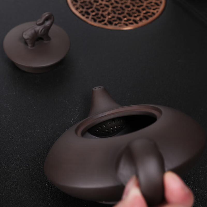 Shangqi Auspicious Elephant Zisha Teapot Gift Set
