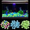 100pcs Luminous Stones Glow In Dark Pebbles Stone Night Sand Stone for Garden Yard Outdoor Path Lawn Fish Tank Aquarium Decor