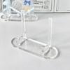 10-50PCS Acrylic Clear Stand Acrylic Easel Display Stand Multi-Functional Holder For Plate Card Commemorative Coin Collectibles Home Office Decoration