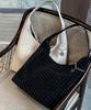 Phoenix Origin Suede Weaving Hobo Bag - Black
