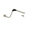 Steam Wand Parts for EC680 Coffee Machine Stainless Steel with Rubber Elbow for Enhanced Milk Frothing Capability