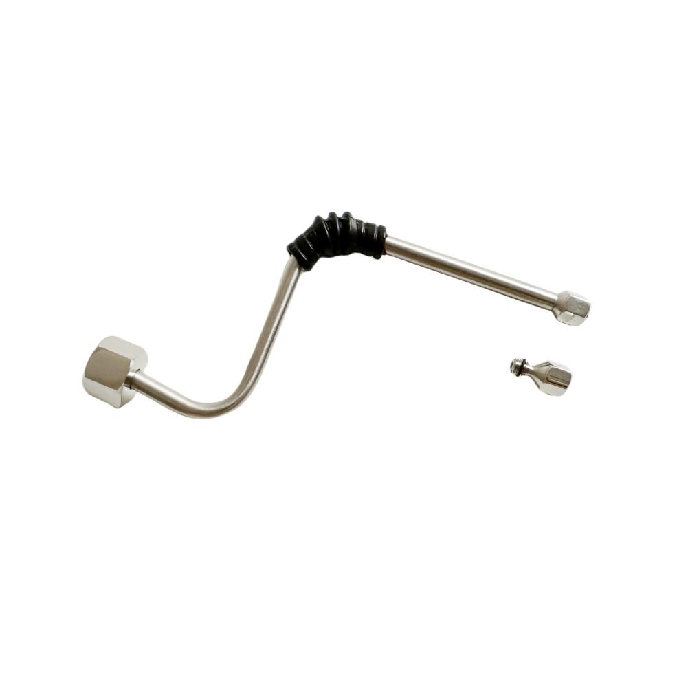 Steam Wand Parts for EC680 Coffee Machine Stainless Steel with Rubber Elbow for Enhanced Milk Frothing Capability
