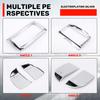 Reliable-Stereo Radio Trim Cover Housing Kit In Chrome For Touring Glide Electra Street Glid, Tri Glide Ultra 14 To 23 Mo