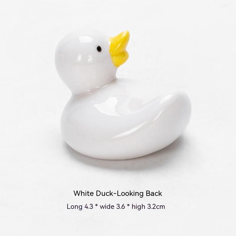 Ceramic Duckling Chopsticks Rack Hotel Ornaments