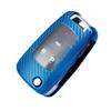 Chevrolet Key Case for Cavalier & Malibu - Carbon Fiber Transparent Soft Rubber Cover