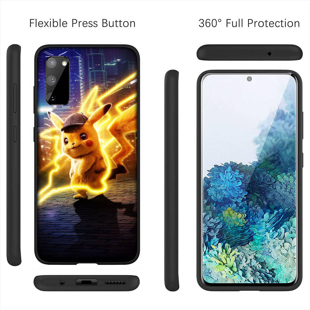 Cover for iPhone 17 16 15 Xiaomi Poco Redmi Note 14 13 12 Pro 16e Samsung Galaxy S25 S24 S23 OPPO Huawei Cartoon Charmander Pokemon Pikachu Phone Case