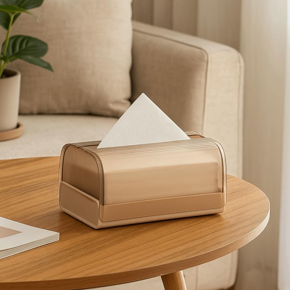 Plastic Spring Tissue Box Modern Style Napkin Holder Practical Tissue Holder  Living Room
