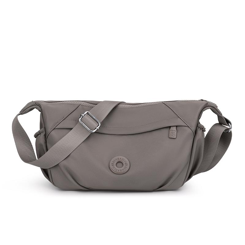 Water-Resistant Nylon Handbag Women's Lightweight Multi-Compartment Large Capacity Shoulder Bag