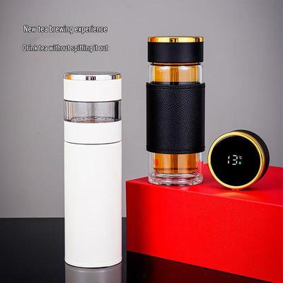 Smart Temperature Display Ceramic Insulated Bottle