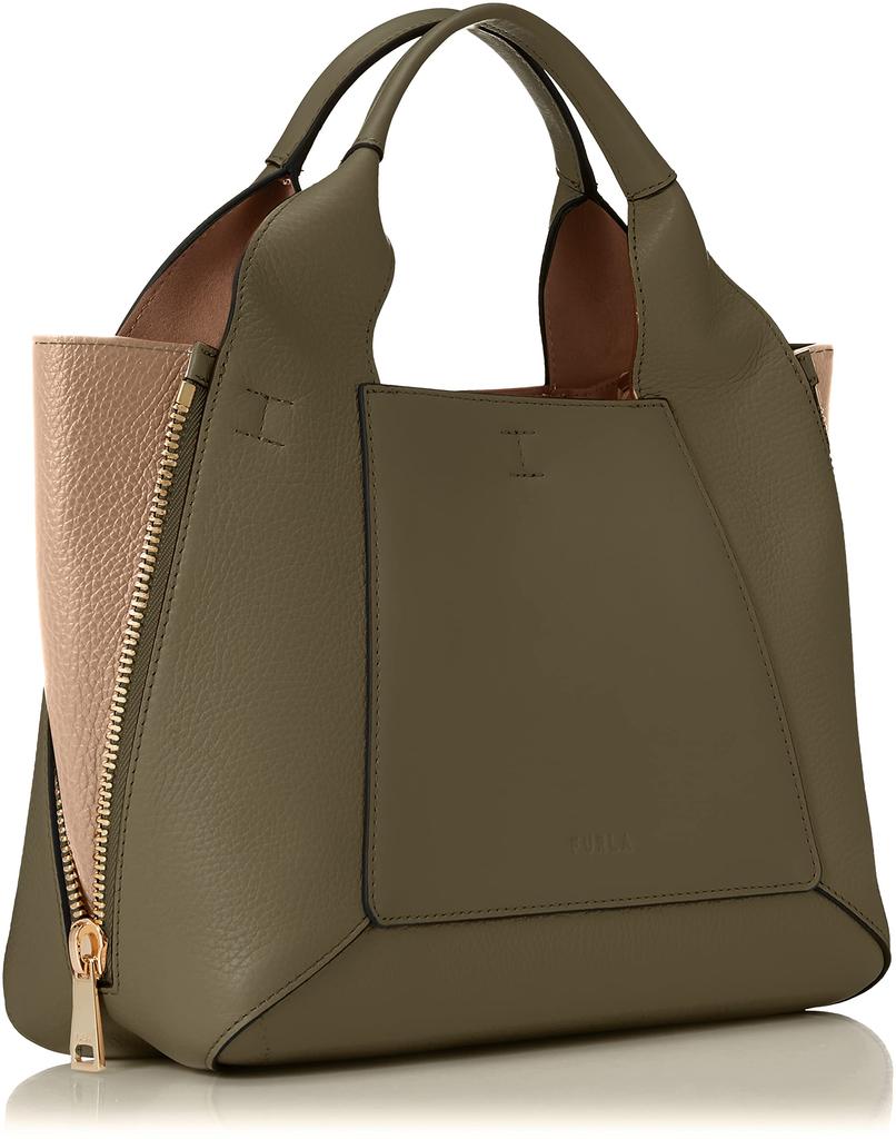 Furla SALVIA Handbag BX0181 c+GREIGE Women's [Used]