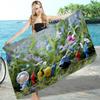 P-Pikmin Game Microfiber Beach Towel Absorbent Quick Dry Soft Yoga Swimming Resort Mountain Climbing Towel