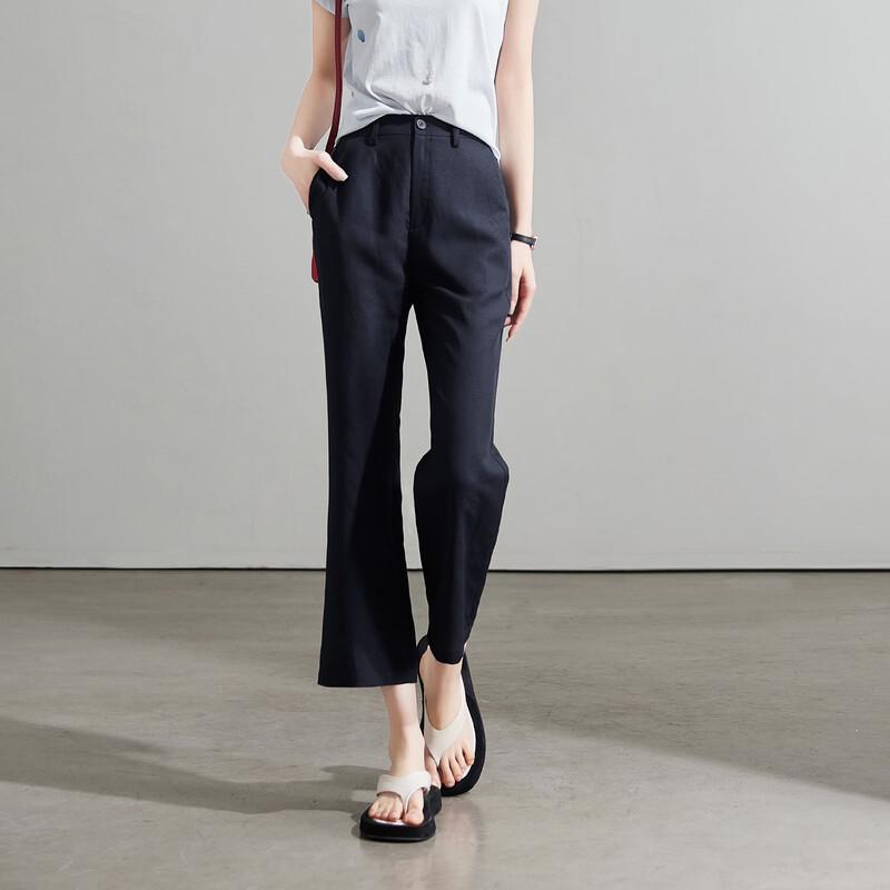 SOFSIL Women s High-Waist Cropped Flared Trousers 26