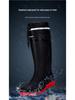 Premium Waterproof Unisex Rain Boots with Elastic Cuff and Non-slip Sole