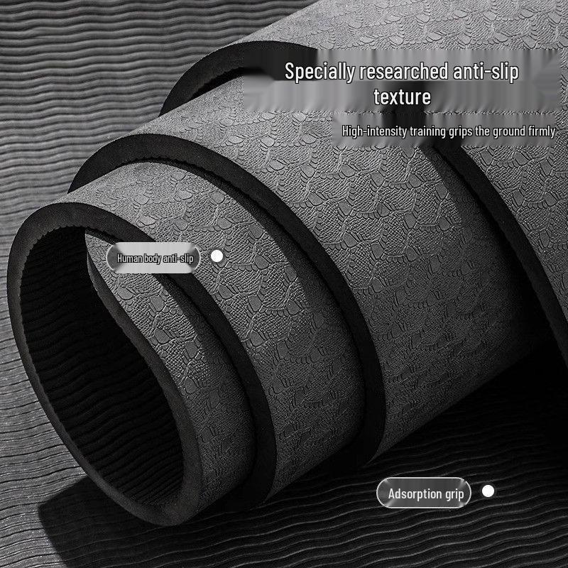 Men's Thick Yoga Mat for Home Fitness and Sports