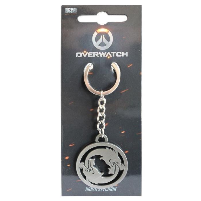 Porte-clés Officiel Overwatch - Masque De La Faucheuse (Reaper) En Métal Émaillé - Licence Blizzard (BioWorld)