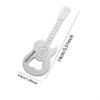 10pcs Guitar Shaped Beer Bottle Openers, Stainless Steel, Creative Design for Home, Restaurant, and Hotel Use, Ideal for Opening Bottles