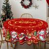 Christmas Tablecloth Christmas Decorations for Home 2026 Xmas Gifts Navidad New Year Winter Holiday Kitchen Dining Table Cover