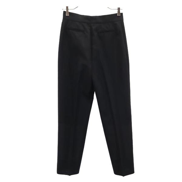 Gucci Italian Mohair Blend Center Press Slacks Pants 40 Black Women Used