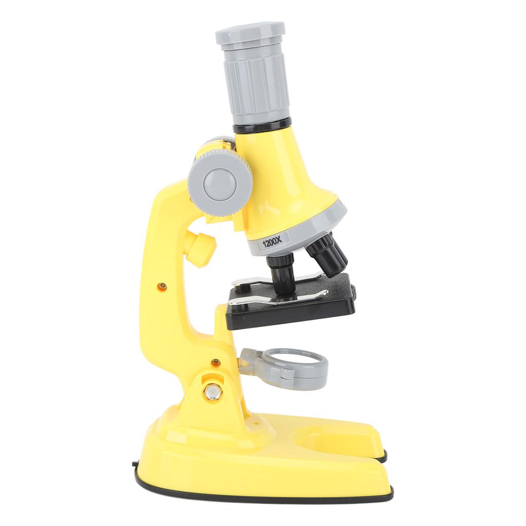 100X 600X 1200X Microscope for Kids Beginner Microscope Toy Kids Microscope Kit with Led Light