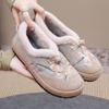 Old Beijing Winter Women's Cotton Shoes Embroidered and Velvet Thermal Shoes Retro One-pedal Middle-aged and Elderly Doudou Cotton Shoes Custom