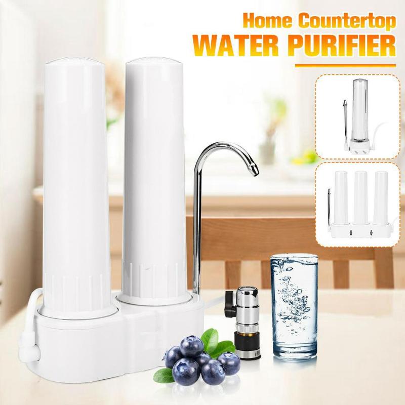 1/2/3 Stage Filtration Kitchen Tap Water Purifier Countertop Water Filter Ceramic Filter Percolator Water Treatment Machine Home Single Stage