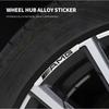 Car For Mercedes-Benz AMG 4Pcs Car Wheel Badge Sticker Emblem Decoration for Mercedes Benz W124 W205 W211 W203 W204 W168 CLA CLK
