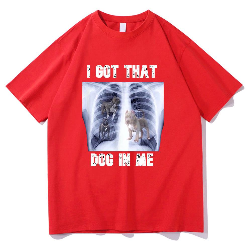 Ich habe diesen Hund in mir T-Shirt Mode Unisex Ästhetisch Lustig Französische Bulldogge T-Shirt Unisex Hohe Qualität Vintage Baumwolle T-Shirts