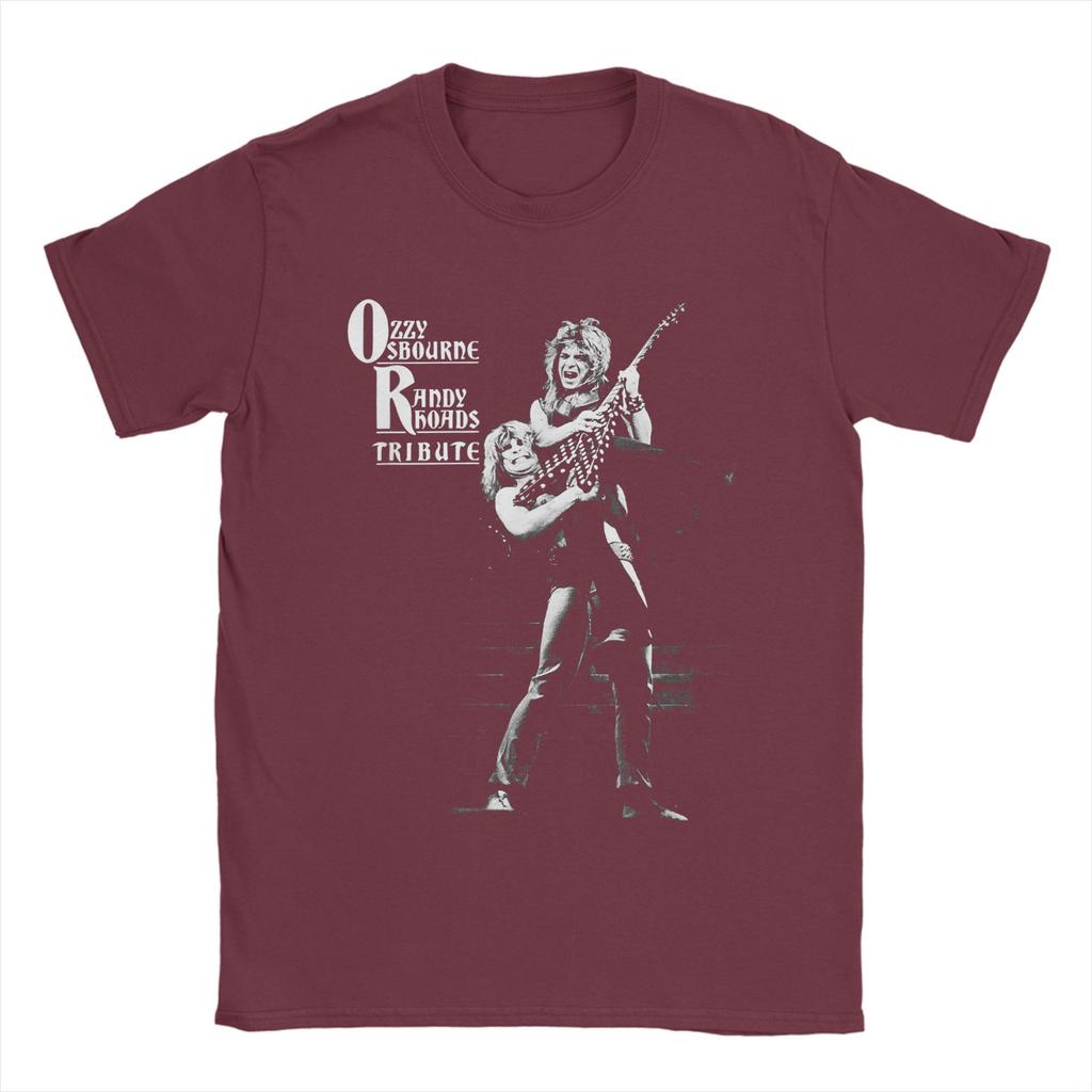 Heavy Metal Rock Ozzy Osbourne Tribute T-Shirt Herren Reiner Baumwolle Fun T-Shirt O-Ausschnitt T-Shirt Kurzarm Kleidung Geschenkidee