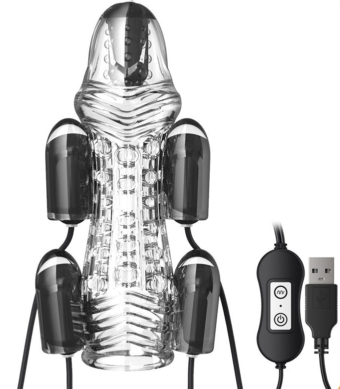 Gaine vibrante de masturbation Vibe Extreme 5 Vibrations - FUKR - Masturbateurs Automatiques