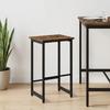 Bar Stool Smoked Oak 40 X 32 X 64 Cm Engineered Wood