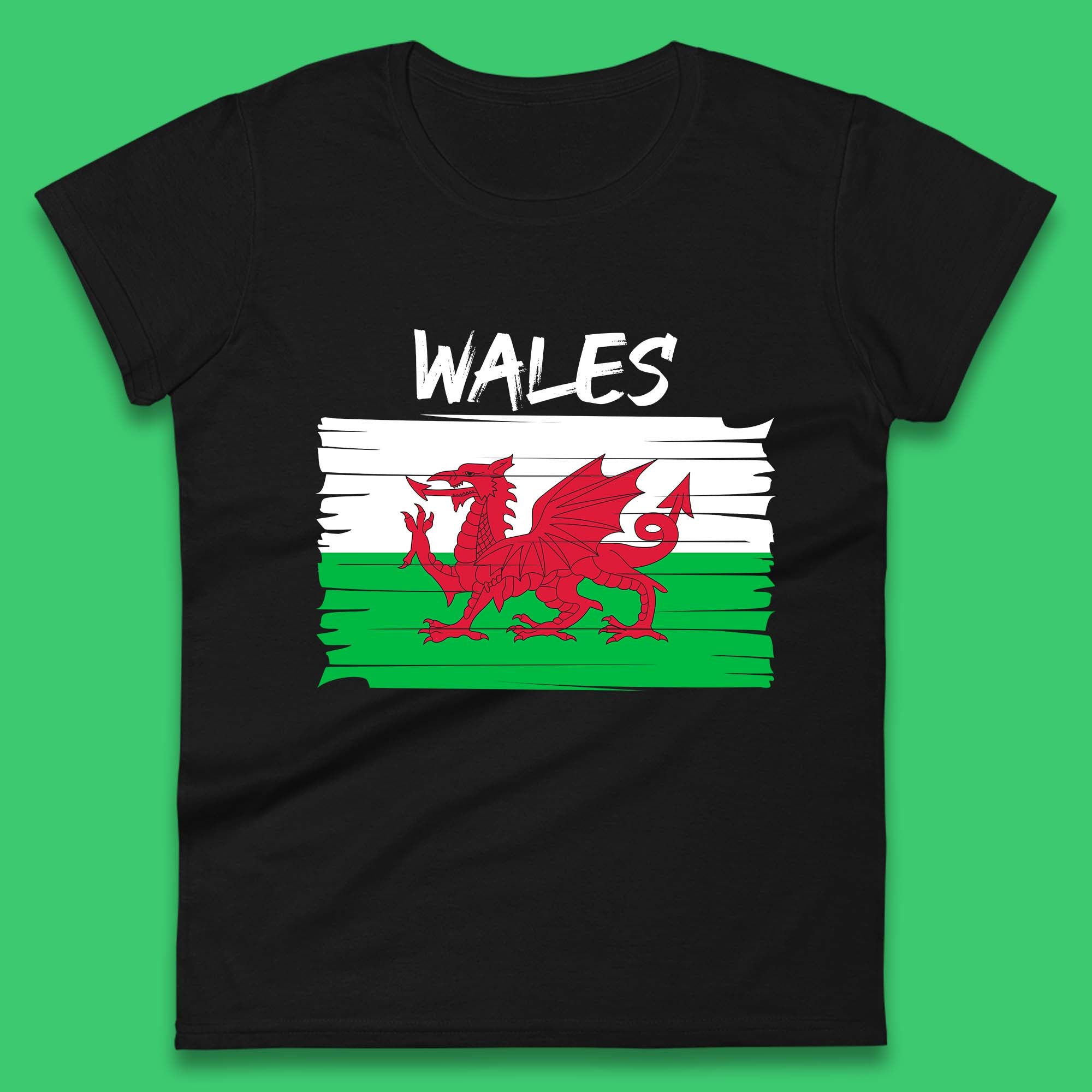 Welsh Dragon Flag Of Wales Saint Welsh Sant Dewi St. David s Day Dragon Flag Womens Tee T Shirt Mens Tops Unisex Top 4XL