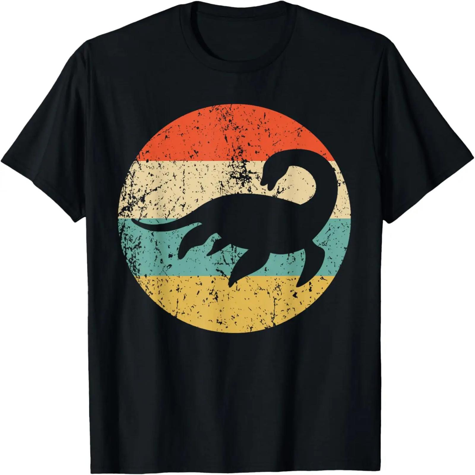 Loch Ness Monster Retro Nessie T-Shirt S