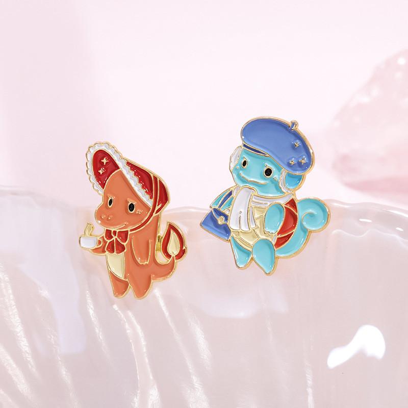 Creative Cartoon Animal Alloy Brooch Pins Unique Metal Accessories For Everyone