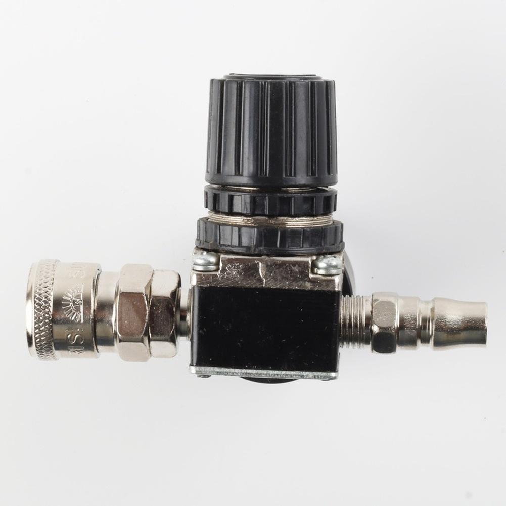 1 Stück Quadratisches Druckregelventil mit Schnellkupplung für Kompressor Pneumatische Werkzeuge Zubehör