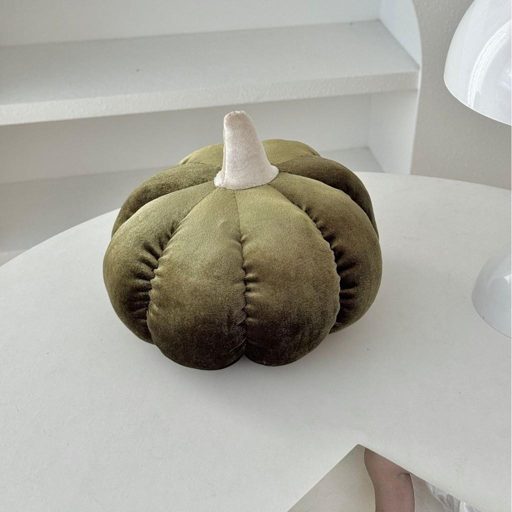 Cuscino Peluche Zucca Per Regalo Bambini Halloween Con Copertura in Velluto