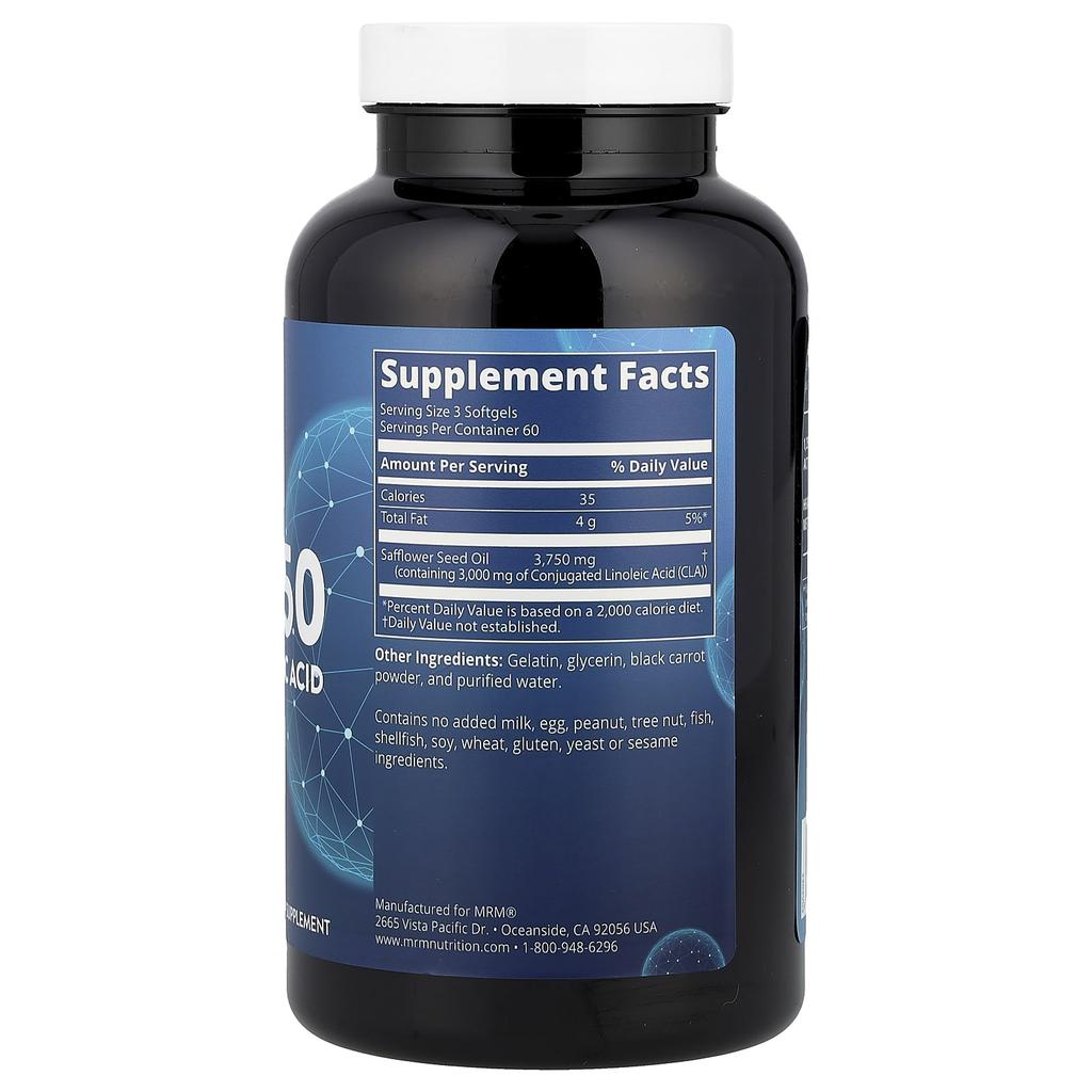 Cla 1250, 3,750Mg, 180 softgels (1,250Mg per softgel)
