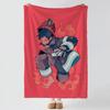 anime F-Fire Force-e Throw Thick Comfort Flannel Quilt, Multi-scene Use Indoor Outdoor Daily Nap