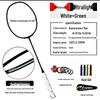 Racchetta da Badminton Chishengdi VT-ZF5U 72g Multicolore Offensiva - Full Carbon, Finitura Opaca, Incordata, Super Leggera per Allenamento
