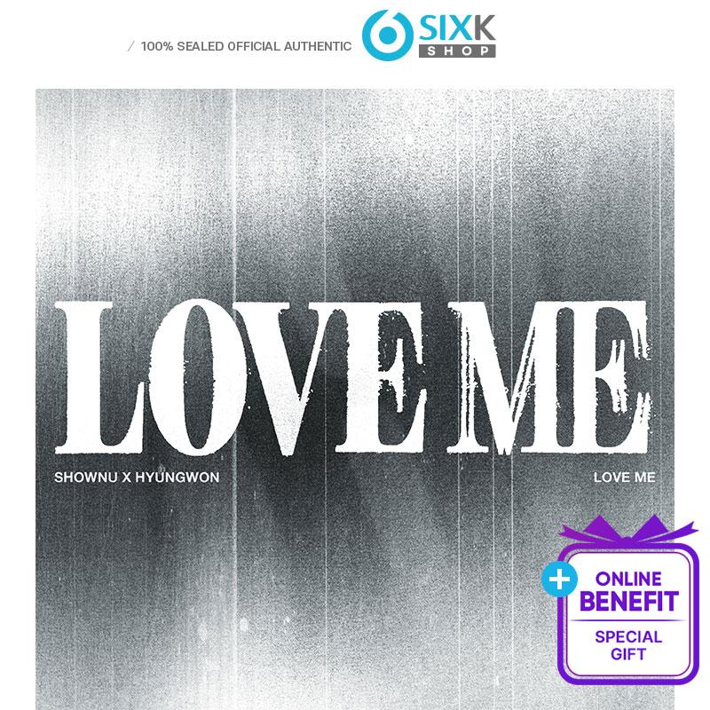 

[Pre-order] SHOWNU X HYUNGWON (MONSTA X) EP [LOVE ME] STANDARD VER. (Online Benefit) POB STARSHIP SET 3EA