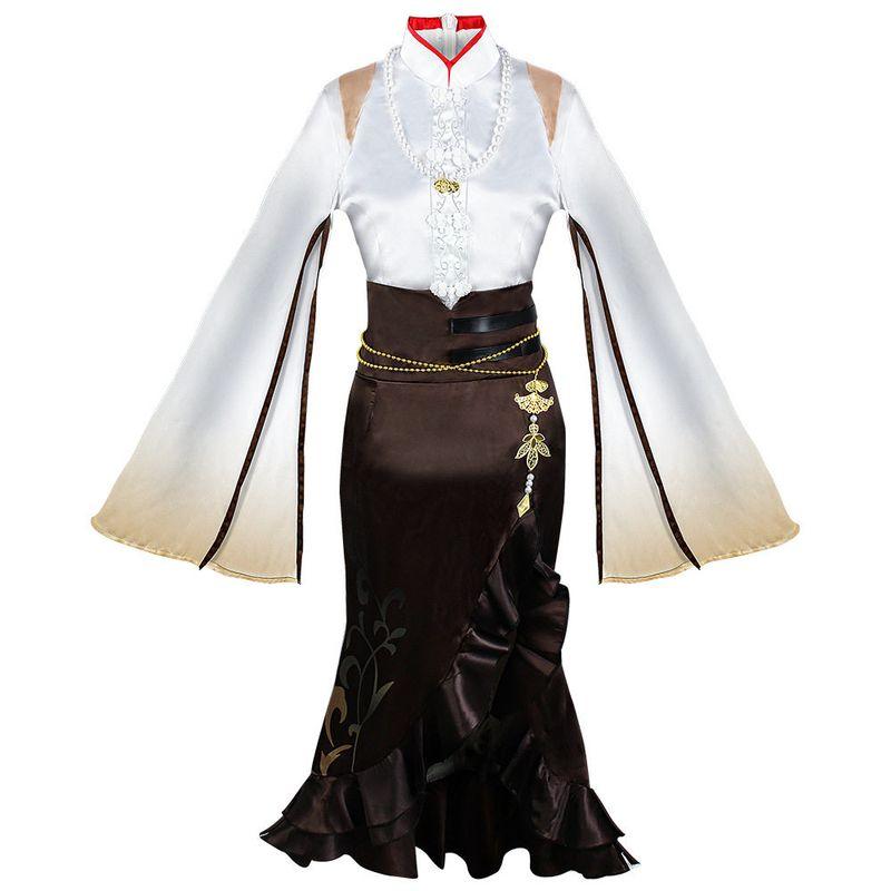 Yelan Ningguang Cosplay Pizza Hut Collaboration Cosplay Yelan Ningguang Cosplay Costume Anime Two-Dimensional Set