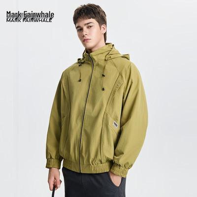 Mark Fairwhale Men's Reversible Hooded Retro Jacket
