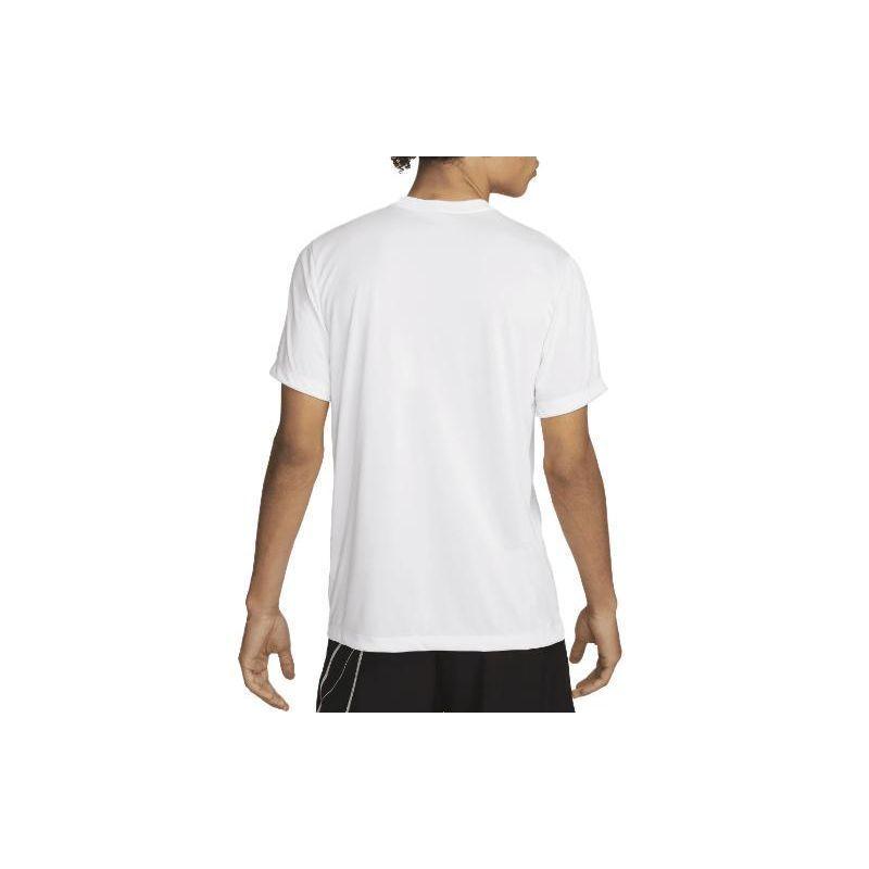 Nike Logo Printed Loose Fit Round Neck Short Sleeve T-Shirt Men Tops White DX0989-100