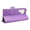 For Samsung Galaxy S24 Ultra Case Imprinted Triangle Leather Wallet Shockproof Cover with Stand