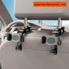 Adjustable Car Rear Seat Headrest Phone & Tablet Holder with Hidden Hook