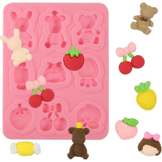 1 Pcs Hexagonal Star Chocolate Silicone Mold, 3D Star Candy Fondant Mold, Suitable for Holiday Party Cake Decoration, Cupcake Toppers, Cookies,